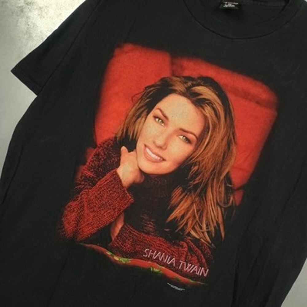 Shania Twain Polygram Vintage 90s Country Western Music Band Shirt XL Hot Sexy